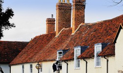 Terracotta roof tiles